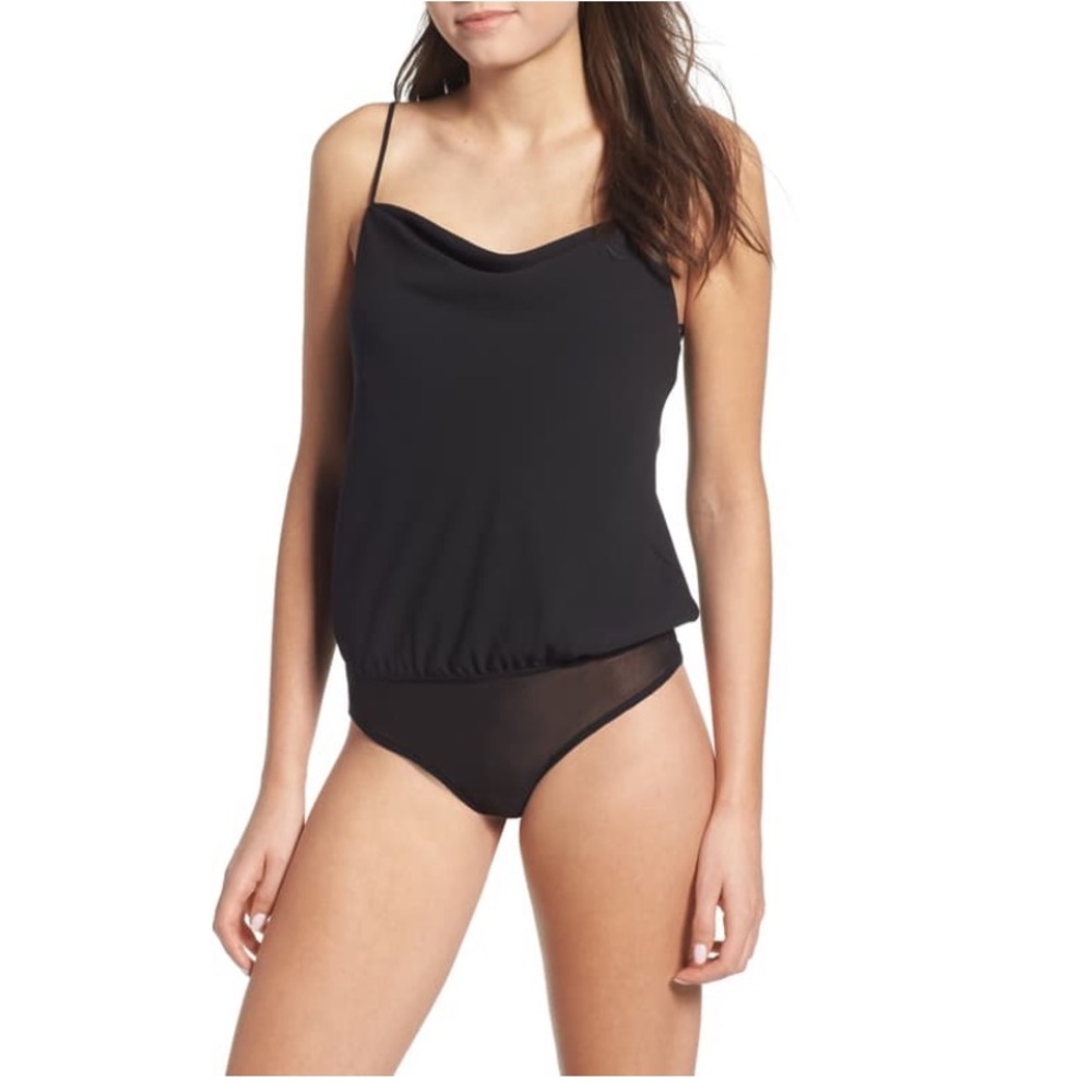 Astr the label black cowl neck bodysuit - Picture 9 of 13